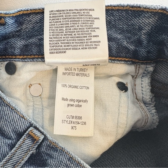 Agolde 90's Pinch Waist Jeans in Navigate , sz : 24 - Picture 13 of 13